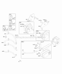 Exhaust System 2 Diagram and Parts List for  Briggs and Stratton Engine